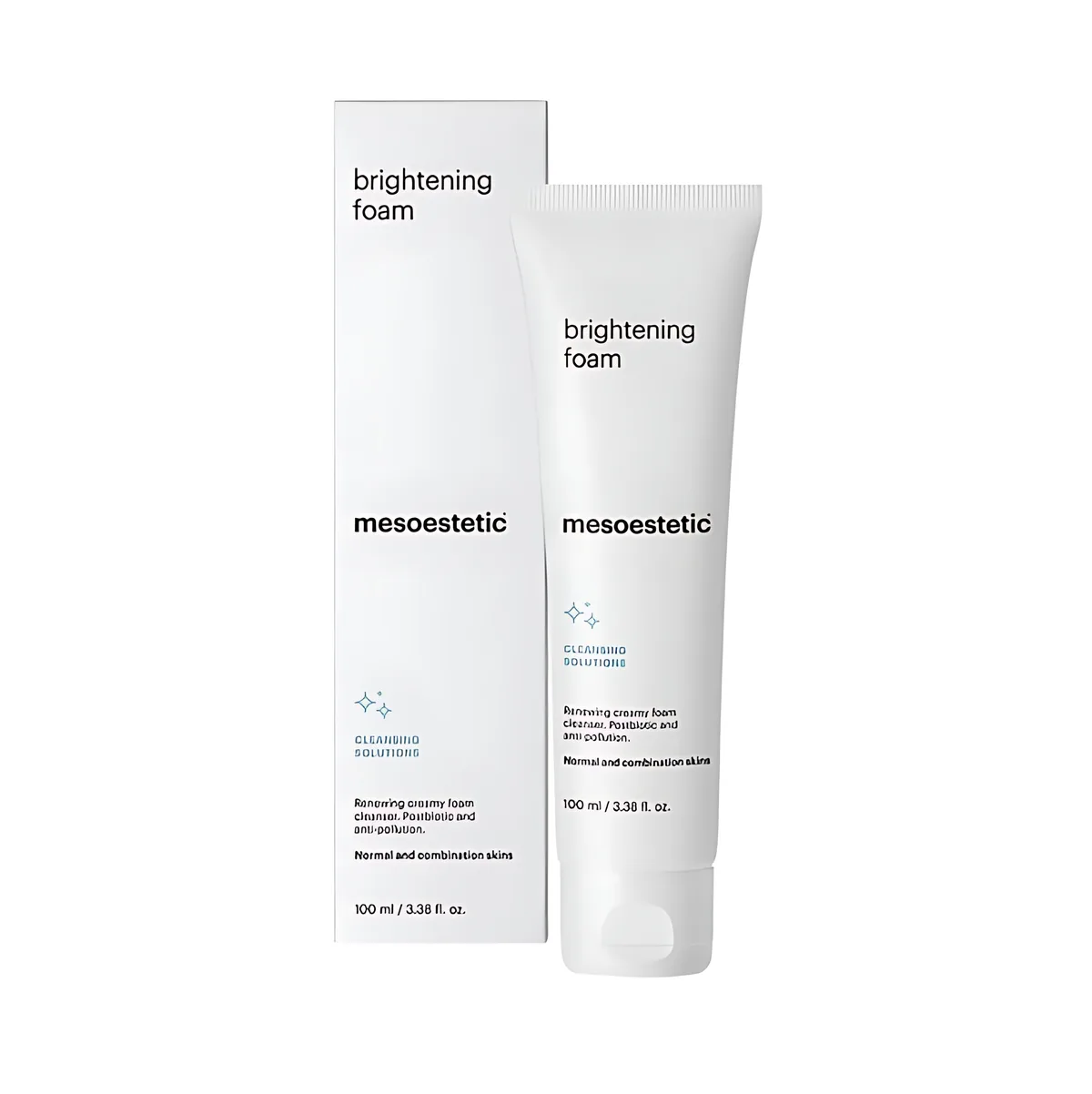 brightening foam, mesoestetic